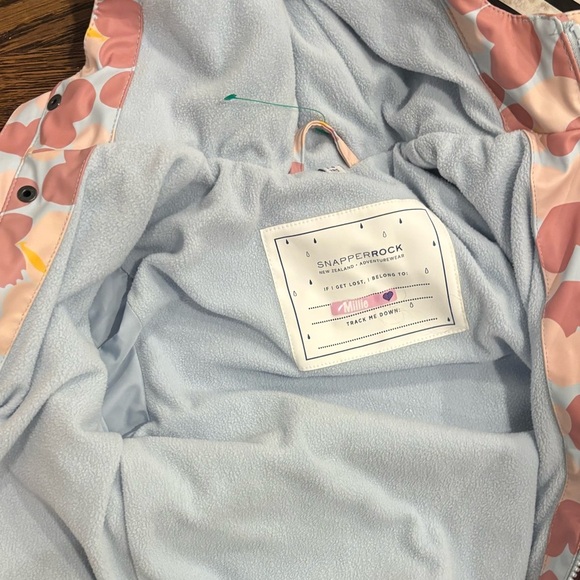 Snapperrock Apple Love Recycled Lined Raincoat - Picture 8 of 16